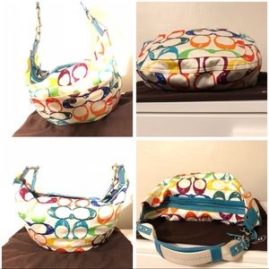 Authentic Multicolor Coach Purse: TV $120